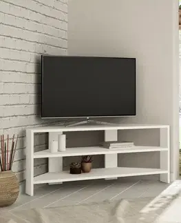TV stolíky TV stolík Thales Corner - White