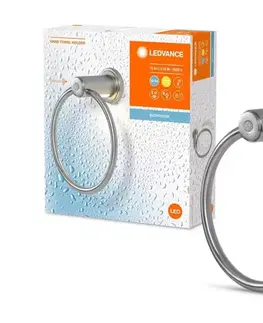 LED osvetlenie Ledvance - Držiak uterákov s LED podsvietením 3xAAA IP44 4058075758605