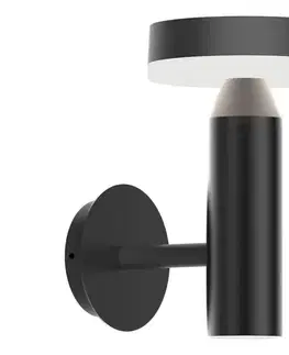 Svietidlá Zuma Line WT33611 - LED Solárna nástenná lampa CARLI LED/4,5W/2000mAh IP44 čierna WT33611