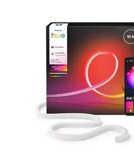 LED osvetlenie Philips - LED RGBW stmievateľný vonkajší svetelný pás Hue NEON 10m LED/30W/230V 2200-6500K IP67 872110308885700