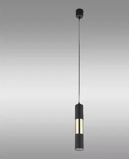 Lampy do obývačky Luster Vivien Black/Gold 4756 LW1