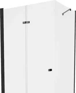 Vane MEXEN/S - Lima sprchovací kút 90x120, transparent, čierna + čierna vanička so sifónom 856-090-120-70-00-4070B
