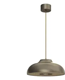 Svietidlá  Luster na lanku BILBAO 1xE27/15W/230V pr. 40 cm mosadz 9934