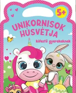 Nalepovačky, vystrihovačky, skladačky Unikornisok húsvétja