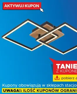 Moderné lampy do obývačky Stropné svietidlo Alma 2K WOOD AC-AL2KWOL 20W PL2