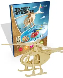 3D puzzle 3D Creative Drevené 3D Puzzle Helikoptéra