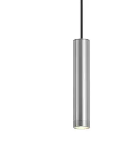 Závesné svietidlá Dizajnové závesné svietidlo Gunmetal GU10 50mm IP44 - Tuba