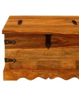 Truhlice Truhlica Jali 80x45x80 z indického masívu palisander