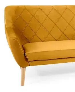Pohovky a gauče Pohovka KIER 2 VELVET buk Signal