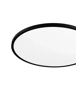 Svietidlá Top Light - LED Stmievateľné stropné svietidlo REVIT LED/70W/230V pr. 75 cm čierna Revit 80C RC