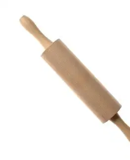 Kuchynské valčeky Kinekus Valček na cesto drevený celková dĺžka 54cm, priemer 8cm