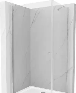 Vane MEXEN/S - Pretória sprchovací kút 70x120, transparent, chróm + sprchová vanička vrátane sifónu 852-070-120-01-00-4010