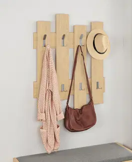 Nemý sluha Nástenný vešiak Wave Oak