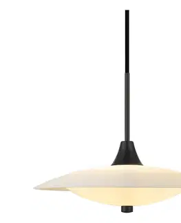Svietidlá Halo Design 991294 - Luster na lanku BARONI 2xG9/18W/230V pr. 35 cm biela/čierna 991294