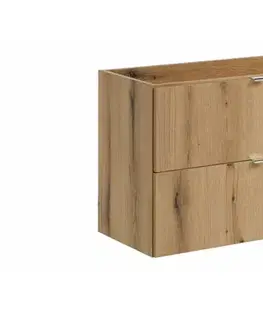 Skrinky do kúpeľne ArtCom Skrinka pod umývadlo NOVA Oak 82-80-2S | 80 cm