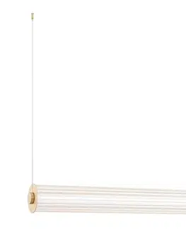 Svietidlá Argon 8627 - LED Luster na lanku HAMPTON LED/60W/230V 3000K 80 cm mosadz 8627