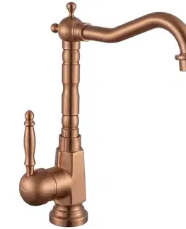 Kúpeľňové batérie REA - Umývadlová batéria Bona Brush Copper vysoká REA-B6528