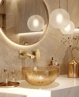 Kúpeľňové batérie REA - Podomietková vaňová batéria Arlo Brush Gold REA-B5611