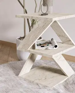 Konferenčné stolíky Odkladací stolík Albeni Travertine