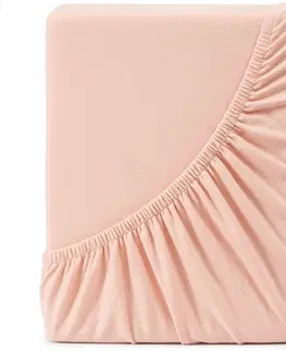 Plachty 4Home jersey prestieradlo Lycra púdrová, 140 x 200 cm