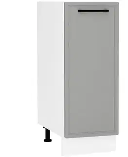 Kuchynské skrinky stojace Kuchynská skrinka Emily D30 PL Dast Grey