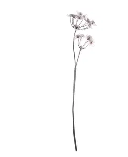 Vianočné dekorácie Vetvička Thistle white 100cm