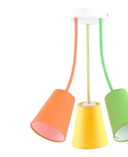 Svietidlá  luster na tyči WIRE COLOUR 3xE27/60W/230V 2106