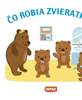 Leporelá, krabičky, puzzle knihy Čo robia zvieratká?