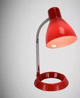 Moderné lampy do obývačky Stolná lampa Kati E27 červená 02858 LB