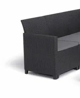 Záhradný nábytok KETER Záhradný set MARIANNE 5 corner storage table | grafit