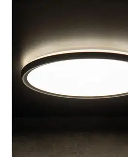 Svietidlá  31517 - LED Stropné svietidlo AZPO LED/22W/230V pr. 42 cm IP54 čierne 31517