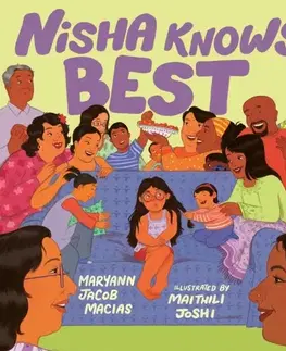 Leporelá, krabičky, puzzle knihy Nisha Knows Best - Maryann Jacob Macias