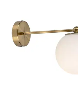Svietidlá Rabalux 71081 - Nástenné svietidlo KIARA 1xE27/35W/230V zlatá 71081