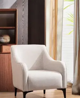 Kreslá Kreslo ušiak Belissimo - Off White