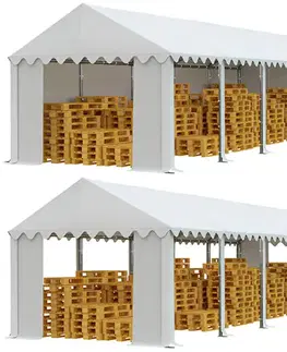 Skladové stany Skladový stan 3x10m biela EKONOMY