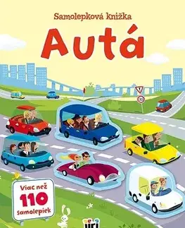 Nalepovačky, vystrihovačky, skladačky Samolepková knižka - Autá