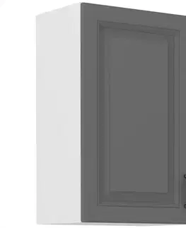 Kuchynské skrinky visiace Kuchynská skrinka Stilo dustgrey/biely 45g/72 1f
