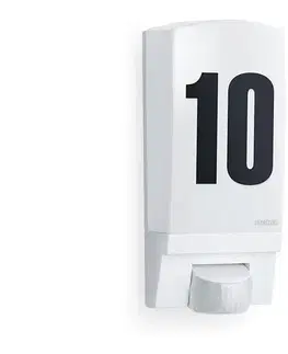 Záhradné lampy STEINEL 650513 - L1 Vonkajšia senzorová lampa biela IP44 650513