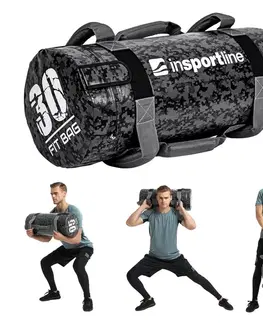Posilňovacie vrecia Posilňovací vak s úchopmi inSPORTline Fitbag Camu 30 kg