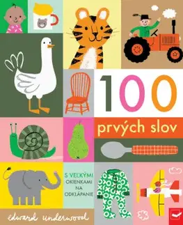 Leporelá, krabičky, puzzle knihy 100 prvých slov - Edward Underwood