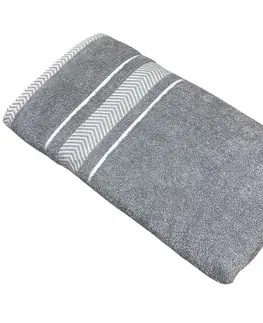 Uteráky Froté uterák deluxe Monako sivý 30 x 50cm TiaHome