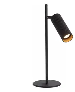 Lampy Lucide 09539/01/30 - Stolná lampa CLUBS 1xGU10/40W/230V čierna 09539/01/30