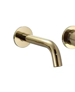 Kúpeľňové batérie REA - Podomietková batéria Argon Gold + BOX REA-B7809