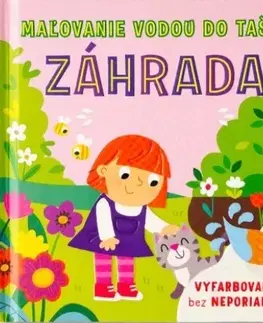 Pre deti a mládež - ostatné Maľovanie vodou do tašky - Záhrada