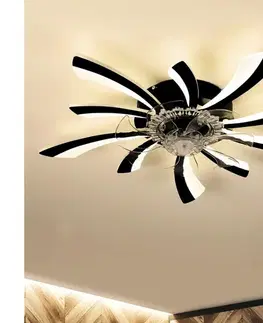 Ventilátory BRILAGI-LED stmievateľné svietidlo s látorom LED/50W/230V 3000-6500K čierne WF-OSD-022-BLK