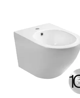 Bidety Laveo - Desna - závesný bidet s otvorom pre batériu a skrytým upevnením VBD_600C