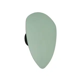 Nástenné osvetlenie Dizajnová nástenná lampa zelená organická 32 cm 2-svetlá - Pulley