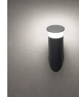 Svietidlá Redo 90073 - LED Vonkajšie nástenné svietidlo ALGON LED/9W/230V IP65 čierna 90073