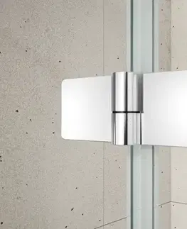 Sprchovacie kúty GELCO TRINITY CHROM štvorcový kút 1200x1200 pravý, matné sklo, GT5612-12MR-CH GT5612-12MR-CH