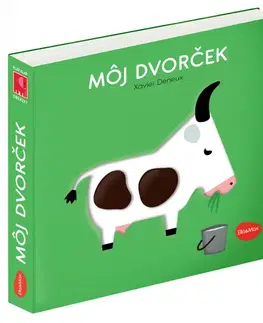 Leporelá, krabičky, puzzle knihy Môj dvorček – Klap klap obrázky - Xavier Deneux